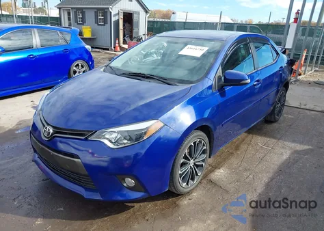 2016 Toyota Corolla S Plus from USA, damaged, VIN 2T1BURHE4GC734920